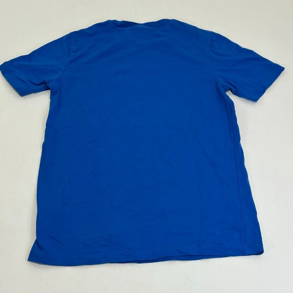 Adidas Men's Short‎ Sleeve Graphic Shirt, Blue, Size Small